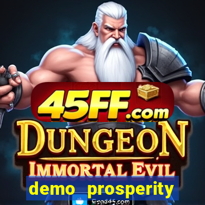 demo prosperity fortune tree pg soft